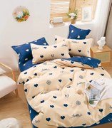 Set Lenjerie Pat Dublu, 6 piese - Happy