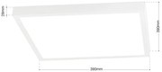 Orion - Plafonieră LED dimabilă DISC LED/30W/230V 2700/3000/4000K 39x39 cm alb