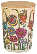 Doză Wenko Flowers, cu capac din bambus, 700 ml