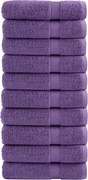 vidaXL Prosoape de duș premium SOLUND 10 buc. violet 70x140 cm 600 gsm