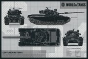 Ilustrație World of Tanks - Centurion Action X, WOT