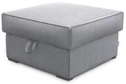 Taburet deschis la culoare SMART COSARO cu spatiu de depozitare 65x65 cm