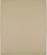 vidaXL Cearșaf de pat cu elastic, 2 buc, gri taupe, 140x200 cm bumbac