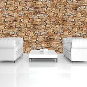 Fototapet - Stone Wall Rock (254x184 cm)