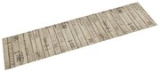 vidaXL Covor de bucătărie lavabil, imprimeu gard, 60x300 cm, catifea