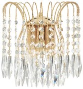 Aplica perete cristal design elegant Waterfall gold 5172-2 SRT