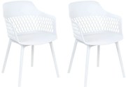 Set 2 buc scaun tip bar Anneli (alb). 1077427