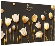 Tablou - Lalele - abstract (90x60 cm)