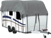 vidaXL Husa de rulota gri 600x300 cm Tesatura netesuta