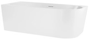 Oltens Delva cadă de colț 150x75 cm dreptunghiulară alb 11007000
