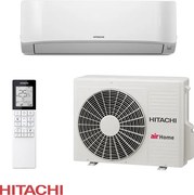Aparat de aer conditionat cu invertor Hitachi AirHome 400 RAK-DJ50RHAE / RAC-DJ50WHAE, 18.000 BTU, 37 m², A++, Wi-Fi, R-32, Аlb