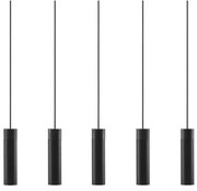 Lustra cu 5 pendule stil minimalist design nordic Tilo negru 2010483003 NL