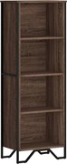 vidaXL Bibliotecă, stejar maro, 50x31x137,5 cm, lemn prelucrat