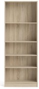 Bibliotecă Tvilum Basic, 79x203 cm, alb