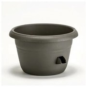 Plastia Jardinieră auto-udare Siesta gri, diam. 25 cm, diam. 25 cm