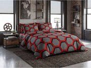 Lenjerie de pat din microfibra Culoare gri, ZORINO Dimensiune lenjerie de pat: 70 x 90 cm | 140 x 200 cm