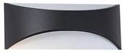 Aplica LED de perete pentru iluminat exterior IP65 Ding gri inchis