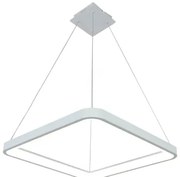 Brilagi - lustră LED reglabilă pe cablu FALCON SLIM LED/50W/230V 50x50 cm albă + telecomandă