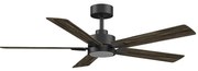 Ventilator LED dimabil de tavan Aigostar LED/20W/230V 2700-6500K 132 cm maro + telecomandă