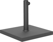 Outsunny Bază Pătrată pentru Umbrelă de Soare, Potrivită pentru Stâlpi de 38 mm sau 48 mm, 44x44x30 cm, Negru | Aosom Romania