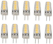 Set 10 × Becuri LED G4 – 3 W, Lumină Caldă 3000 K, 12 V