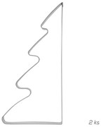 Formă din inox BRĂDUŢ, set 2 piese