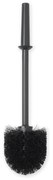 Perie pentru toaleta Brabantia ReNew 648988, 37,2 cm, Maner ergonomic, Negru