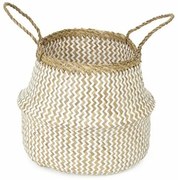 Coș de hârtie și iarbă de mare natural Compactor Belly M, pliabil, 35 x 32 cm