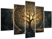 Tablou – Arbore cu aură aurie (150x105 cm)