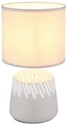 Lampa de masa ceramica cenusie RELA
