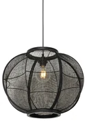Lampă suspendată orientală neagră 48 cm - Rob