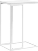 vidaXL Masă laterală, alb, 40x30x59 cm, lemn compozit