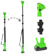 Mâner extensibil telescopic pentru unelte fără fir