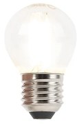 Set 5 becuri Lampă cu bilă cu filament cu LED E27 reglabilă 3W 250 lm 2700K