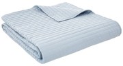 Cuvertură albastră matlasată 230x220 cm Quilted Lines – Bianca