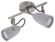 Spot LED THIMBLE 2xGU10/5W/230V beton Briloner 2529-022