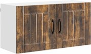 vidaXL Dulap de bucătărie Stejar fumuriu 80 x 31 x 40 cm Lemn compozit