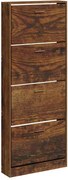 vidaXL Pantofar, stejar fumuriu, 59x17x150 cm, lemn compozit
