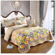 Cuvertura bumbac 100%, 5 piese, pat 2 persoane, 230x250 cm, CB279