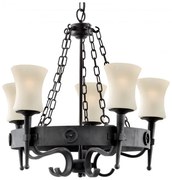 Candelabru stil rustic Cartwheel 5L 0815-5BK SRT