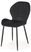Scaun K538 velvet negru H85 cm