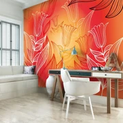 Fototapet - Flori (254x184 cm)