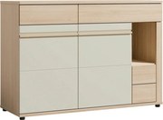 Comoda OSLO OS12, stejar riva/casmir, PAL laminat, 130x44x90 cm