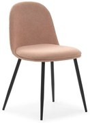 Scaune de dining roz-deschis 4 buc. Malila – Marckeric