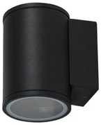 Aplica moderna exterior cu iluminat ambiental IP54 JOE WALL 1 negru ZZ AZ3318