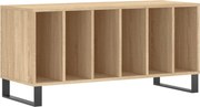 vidaXL Dulap pentru discuri stejar sonoma 100x38x48 cm, lemn prelucrat