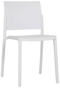Scaun din plastic KOSTAS, alb