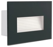 Corp de iluminat LED încastrat GLASI LED/3W/230V 4000K IP44 negru Kanlux 33695