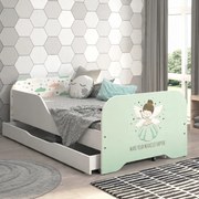 Pat pentru copii MIKI 160 x 80 cm cu vila magică