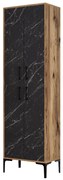 Dulap pentru pantofi Berina 1 (nuc + negru). 1063307